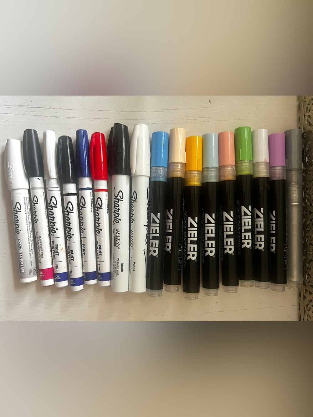 Assorted Paint Markers by Sharpie and Zieler • 17 Pieces